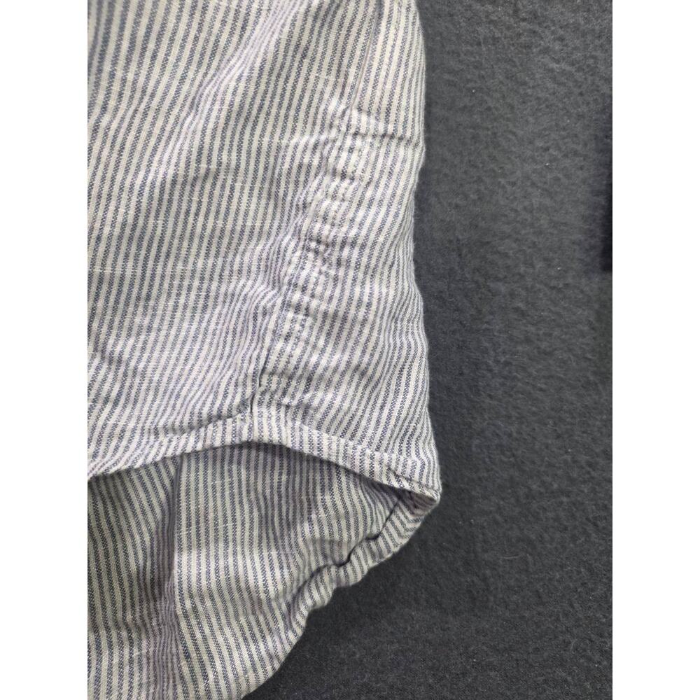 Quince 100% Linen Stretch Y2K Selvage Button Down Shirt Small A009404 - Picture 6 of 9